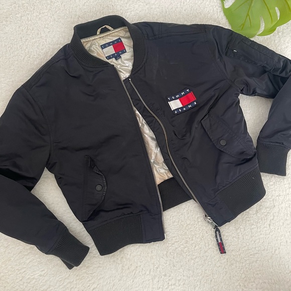 RARE Tommy Jeans 90s Insulated Bomber Jacket - Picture 3 of 9